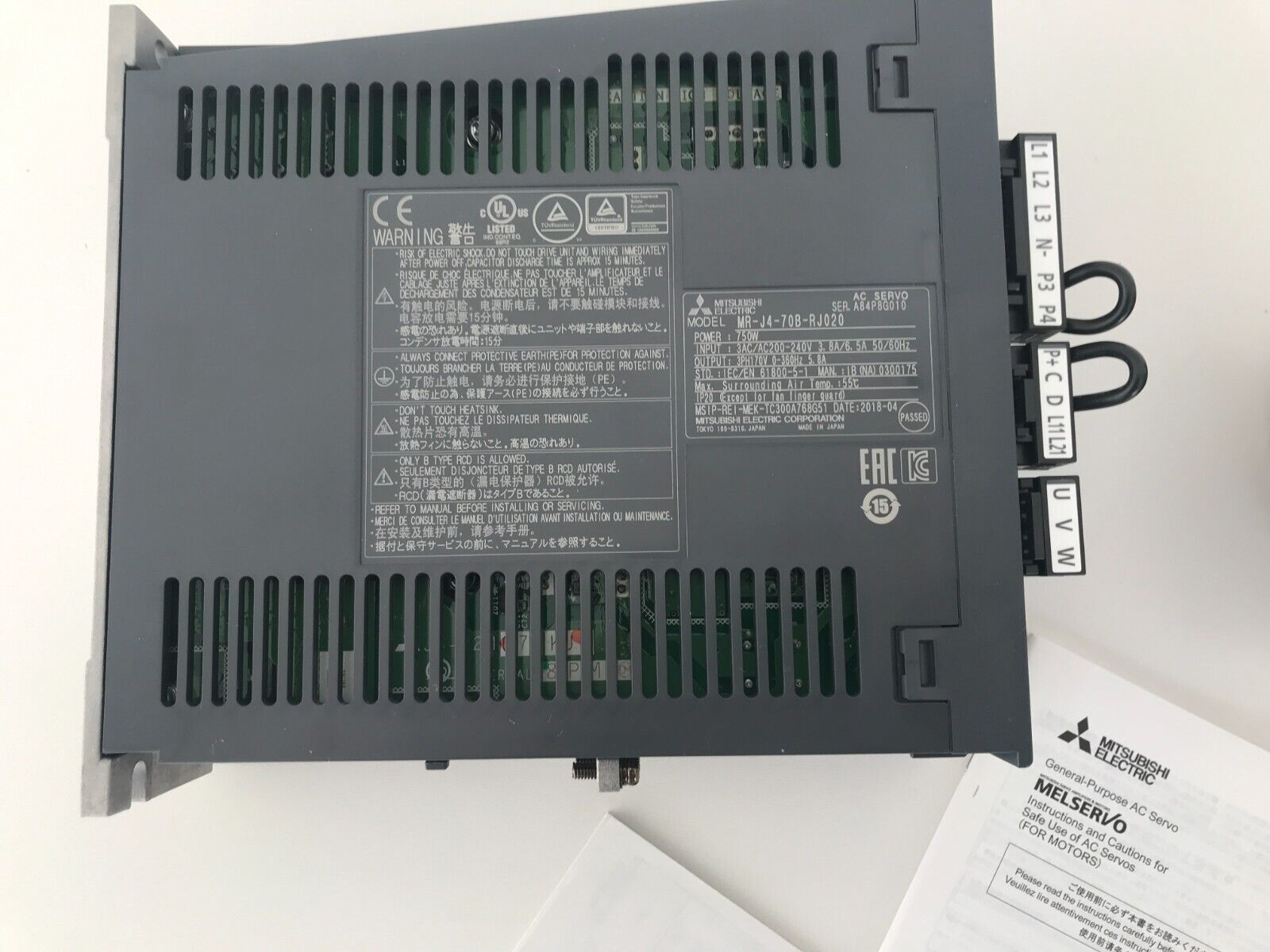Brand New Genuine Original Product Servo Driver 0.75kw J4 Series