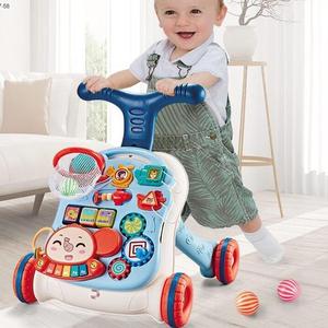 Push Walker Activité Montessori Center Jouet Multifonctionnel 5 en <span class=keywords><strong>1</strong></span> Pliable Baby Walker - Product Image 2
