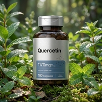 Capsules d'antioxydant naturel Quercétine en stock, très demandées, pour adultes (déconseillé aux femmes enceintes), 120 capsules par flacon