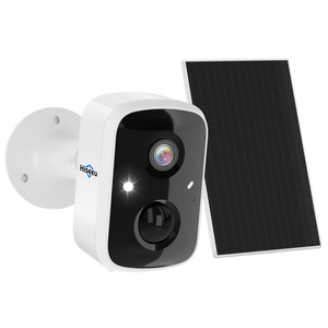 Caméra solaire sans fil WiFi <span class=keywords><strong>Hiseeu</strong></span> 4MP pour extérieur, étanche IP65, détection d'intrusion par IA, faible consommation d'énergie, caméra de surveillance domestique - Product Image 1