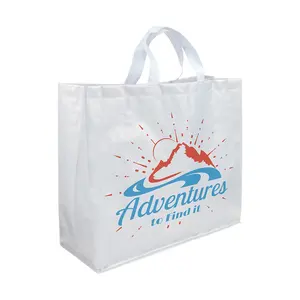 Sac de courses en PP mat laminé, merchandising personnalisé - Product Image 2