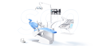 Riunito Odontoiatrico Professionale con Supporto per Monitor e Porta Strumenti per Dentista - Product Image 3