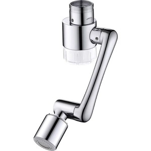 Bao Mu Universal Faucet Robotic Arm Filter Extender Splash Proof Aerator Connector For Bathroom Sinks 1.8gpm - Product Image 1