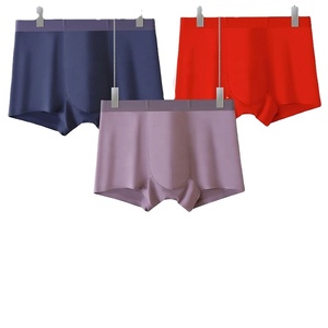 Calzoncillos Boxer de Cintura Media Modales, Cómodos, Transpirables, de Tejido de Punto, Modernos, Sin Costuras, para el Hogar y Negocios, Venta al por Mayor de Fábrica Personalizada - Product Image 1
