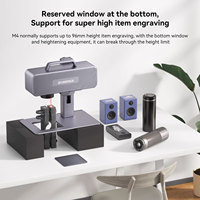 Marqueur laser portable de bureau 2-en-1 infrarouge 2W BMP pour métal, personnalisation de bouteilles d'eau, marquage de logo