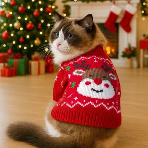 PETCIRCLE Ropa de Otoño/Invierno 2025 para Perros y Gatos, Suéteres de Halloween para Gatos - Product Image 4