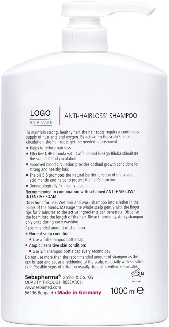 High Quality Fast Hair Growth Treatment Shampoo Oil Control Shampoing Anti Hair Loss Suitable For Unisex