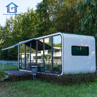 Modules d'habitation modulaires préfabriqués Apple Cabin à aménagement personnalisé 20FT/40FT, adaptés aux chambres et aux commerces