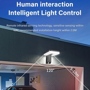 Luces Solares de Pared para Exteriores de 32 LED, Luces de Calle Plegables con Sensor de Movimiento PIR, 300 lm, Alimentadas por Energía Solar, Impermeables IP65, para Jardín - Product Image 3