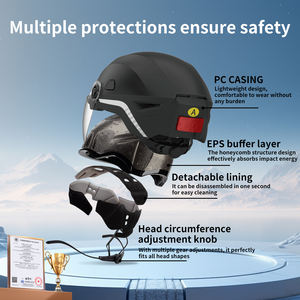 Características de AI Ai Smart Helmet Casco de motocicleta con Blue Toother Ece 22,06 Aprobar Sena Blue Toother Intercom para casco - Product Image 4