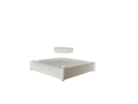 Support d'affichage magnétique ultra-fin à lévitation avec éclairage LED, capacité de charge de 500 g, vitrine de produits flottante, plateforme rotative pour exposition