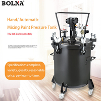 Seau de peinture pneumatique 20L avec agitateur automatique et système de pulvérisation à air comprimé