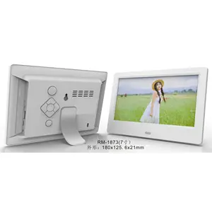 small 7 Inch LCD digital POP Video screen with multimedia loop player playback function