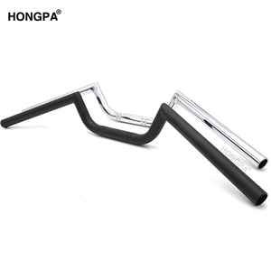 HONGPA 7/8 "22mm guidon universel Atv personnalisé coussinets de guidon carrés barre transversale de moto pour <span class=keywords><strong>Royal</strong></span> <span class=keywords><strong>Enfield</strong></span> <span class=keywords><strong>Cafe</strong></span> <span class=keywords><strong>Racer</strong></span> - Product Image 1