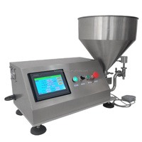 Machine de remplissage de crème de pâte à tartiner de beurre de noix liquide de contrôle de micro-ordinateur pour la nourriture