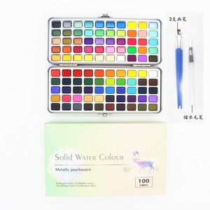 Ensemble de peinture <span class=keywords><strong>gouache</strong></span> aquarelle <span class=keywords><strong>solide</strong></span> en options de 50/72/90/100 points - Product Image 5