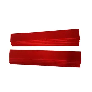 customized polyurethane cleaning scraper blade for tractor snow plow