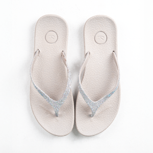 Elegantes Chanclas Plateadas Casuales para Mujer con Plantilla Acolchada para Playa y Vacaciones - Product Image 2