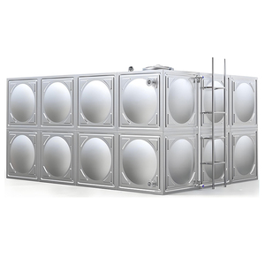 सुपर क्वालिटी स्टेनलेस स्टील वर्ग पेयजल भंडारण टैंक 10000 निर्माण के लिए 50000 लीटर बड़ा टैंक - Product Image 3