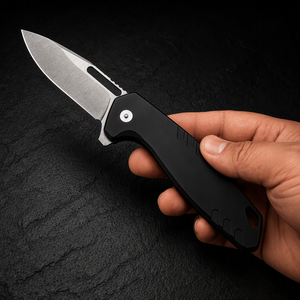 Couteau pliant en gros, lame en acier 8Cr13MoV, manche en aluminium avec clip de poche et trou pour cordon, pour la défense personnelle en extérieur, OEM - Product Image 4