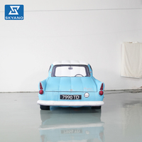 Modèle de voiture bleue gonflable personnalisé pour événement extérieur, exposition de marque, accessoire de décoration gonflable