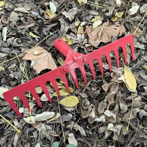 JUNQIAO Fabricant chinois de vente en gros de qualité 14 dents en acier manche en bois poignée de sac ergonomique garantie de 3 ans râteau <span class=keywords><strong>à</strong></span> <span class=keywords><strong>olives</strong></span> - Product Image 5