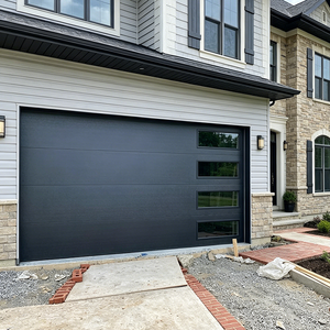 Porte <span class=keywords><strong>de</strong></span> <span class=keywords><strong>garage</strong></span> sectionnelle électrique motorisée avec télécommande, isolation phonique, anti-poussière, installation facile - Product Image 6