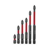 Tête de tournevis cruciforme magnétique à fort impact, qualité bricolage, acier S2, haute dureté, antidérapant, perceuse à main, OEM ODM
