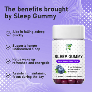Gomitas para Dormir con Melatonina y L-Teanina, Ayuda para un Ciclo de Sueño Saludable, Favorece el Sueño y el Despertar, Refrescante y Energizante - Product Image 2