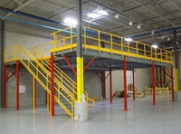 Usine de fabrication personnalisée Mezzanine Floor Racking System Plate-forme industrielle en acier