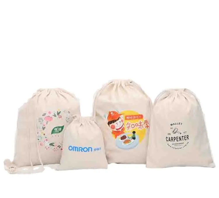 Bolsas de compras de algodón reutilizables personalizadas, bolsas de compras promocionales de regalo con logotipo impreso personalizado, bolsa de lona