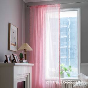 Translucide salon ensemble américain pays creux Boho balcon chambre fini baie vitrée Art décor rideaux - Product Image 4