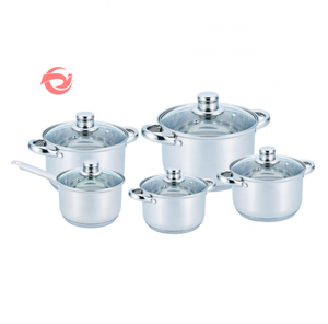 Casserole à manche creux <span class=keywords><strong>en</strong></span> acier inoxydable Offre Spéciale <span class=keywords><strong>en</strong></span> usine avec couvercle <span class=keywords><strong>en</strong></span> <span class=keywords><strong>verre</strong></span> adaptée à tous les poêles - Product Image 4