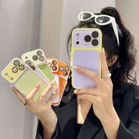 Nouvelle arrivée : Coque de téléphone pour iPhone 18 PRO MAX 17 16 15 14 en verre AG avec aimant, couleur contrastée, coque rigide inspirée