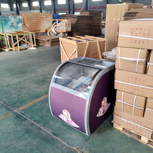 Nouveau Design Commercial Ice Cream Gelato Popsicle Cake Showcase Dessert Bakery Shop 220V Water Nuts Ice Cream Sirop Légumes - Product Image 5