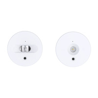 Plafonnier LED d'urgence non alimenté certifié CE - Encastré, conception 4-en-1, 3W 3H 200lm LiFePO4, montage au plafond