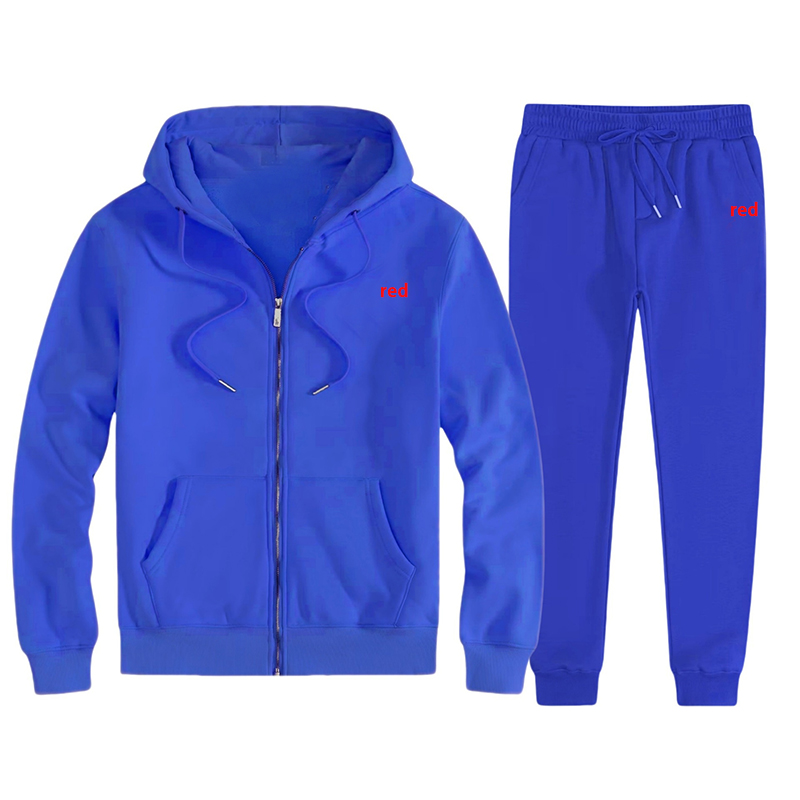 Conjunto azul - Etiqueta roja