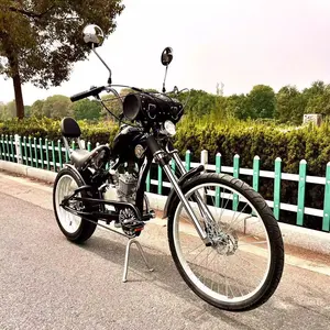 Oembybicycle Cổ Phiếu Có Sẵn 24 Inch 50cc Khí Động Cơ Động Cơ Chopper Xe Đạp