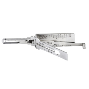 Juego <span class=keywords><strong>de</strong></span> Herramientas <span class=keywords><strong>de</strong></span> Cerrajería LiShi 2 en 1 VA2T VA2 HU83 NE72 VAC102 HU136 VA6 para V.2 Laguna3, para <span class=keywords><strong>Llaves</strong></span> <span class=keywords><strong>de</strong></span> Coche Citroën, con Estuche <span class=keywords><strong>de</strong></span> Almacenamiento Plateado - Product Image 2