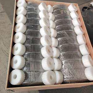 Cinta transportadora de malla de transporte de tejido equilibrado de alambre de acero inoxidable sus304 plano de fácil instalación para maquinaria de panadería - Product Image 6