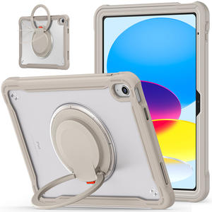 Suitable for 2025 iPad 11th generation tablet case with rotating stand, 12.9-inch wrist strap, shockproof full-cover tablet case - Product Image 5