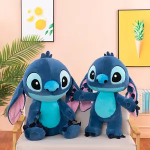 FC Hot Selling Stuffed Animal Lilo & Stitch Plush Toy Super Cute Cartoon Anime Plush Doll