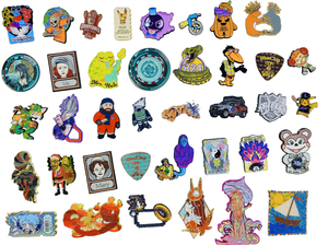 最小ロットなしのメタルバッジ製造、黒ニッケルメッキ、アニメ漫画ソフトエナメルピン、カスタムエナメルピン - Product Image 3