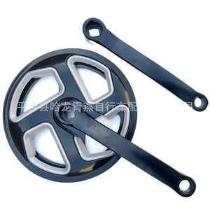 Juego de bielas para bicicleta de montaña, 165 mm, hueco, de aleación, con plato de 24-32T - Product Image 5