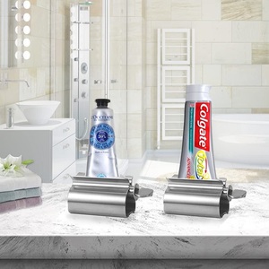 Nouveau design en acier inoxydable en métal cosmétiques nettoyant extrudeuse pinces distributeur de <span class=keywords><strong>dentifrice</strong></span> <span class=keywords><strong>Tube</strong></span> presse-agrumes - Product Image 6