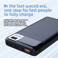 PD22.5W Banques d'alimentation à charge rapide Portable 20000mAh Power Bank Haute capacité Super Fast Charging Mobile Power Bank