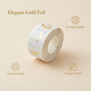 สติกเกอร์โลโก้ทรงกลมสีสันสดใสแบบกำหนดเองสำหรับฉลากบรรจุภัณฑ์ พิมพ์ UV กันน้ำ ติดด้วยกาวไวนิล - Product Image 2