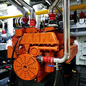 <span class=keywords><strong>500kW</strong></span> <span class=keywords><strong>CHP</strong></span> 가스 발전기 세트 열전기 연발전(연료와 전기를 함께 생산하는) 시스템, 총 효율률 85.1%, 산업용 - Product Image 4