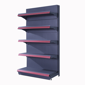 Hochwertige Großhandel Lebensmittel Supermarkt Regale Einheiten Gondel Shop Regal Metall Store Racks zum Verkauf - Product Image 3