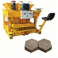 Machine à fabriquer des briques de conception compacte, 2500 pièces, avec un aménagement gain de place pour le développement urbain
